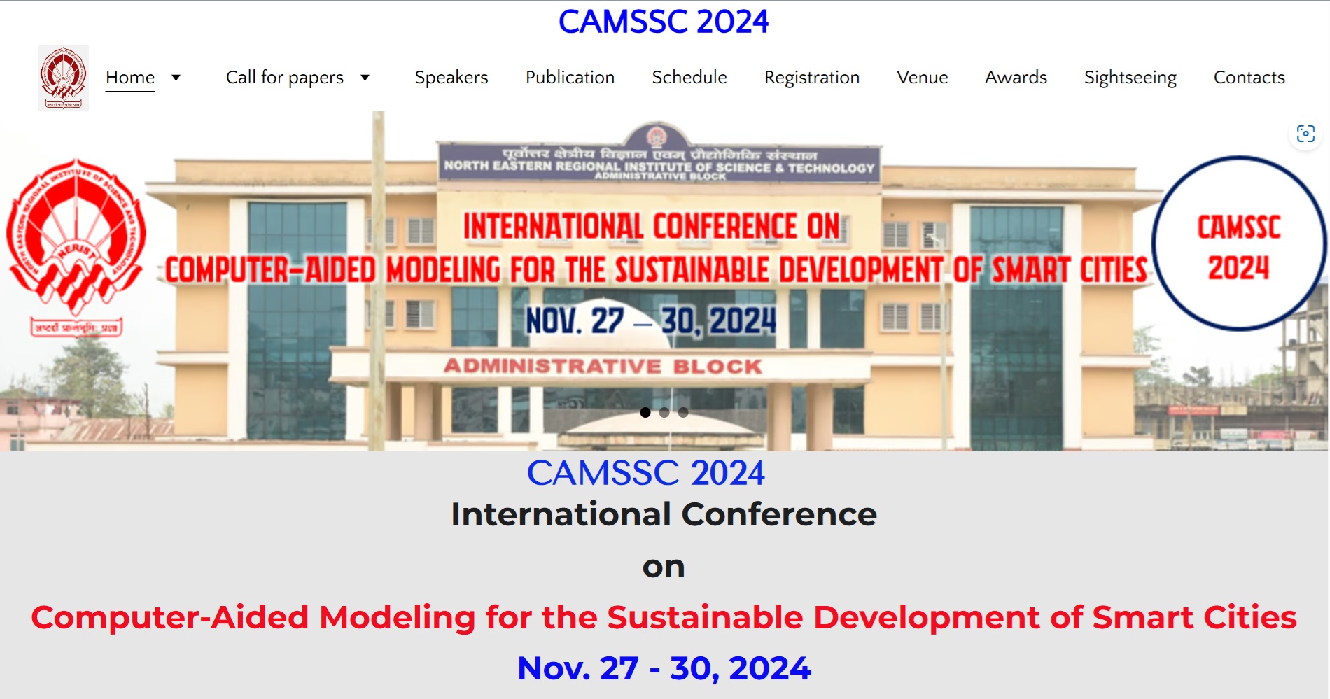 International Conference on Computer-Aided Modeling for the Sustainable Development of Smart Cities