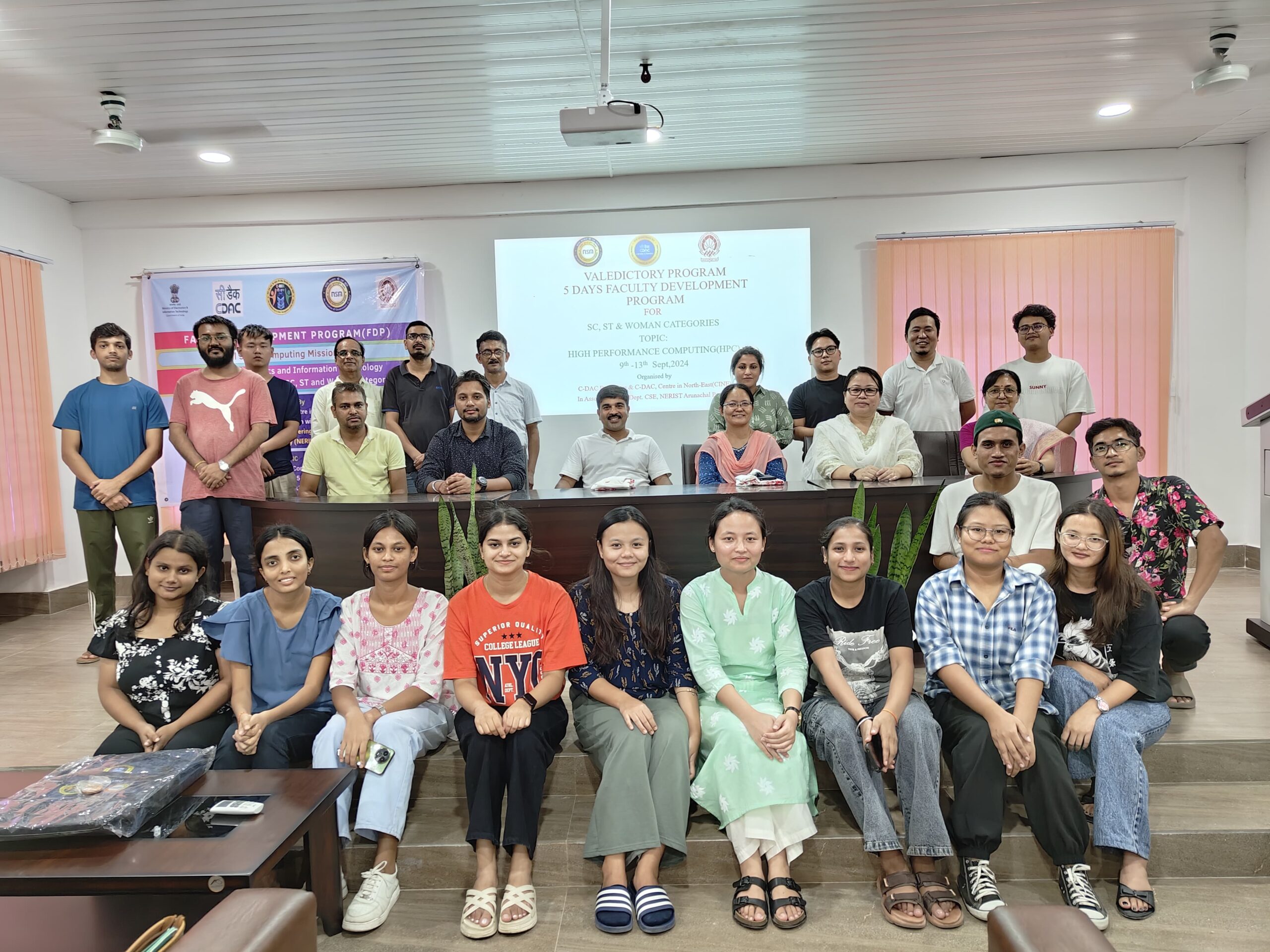 5 Days FDP for SC, ST and Women Categories on “High Performance Computing” Jointly Organized by CDAC (CINE) and CSE, NERIST during 9th-13th Sept, 2024.
