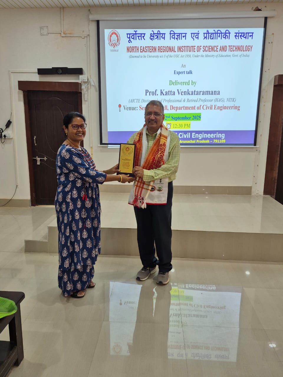 Invited talk by Prof Katta Venkataramana