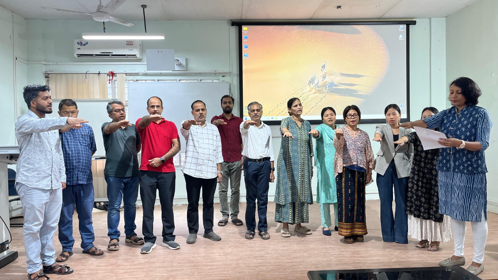 Faculty members, Staffs and Research Scholars of the Department of Agricultural Engineering took Unity pledge on 31st October 2025 to observe National Unity Day.