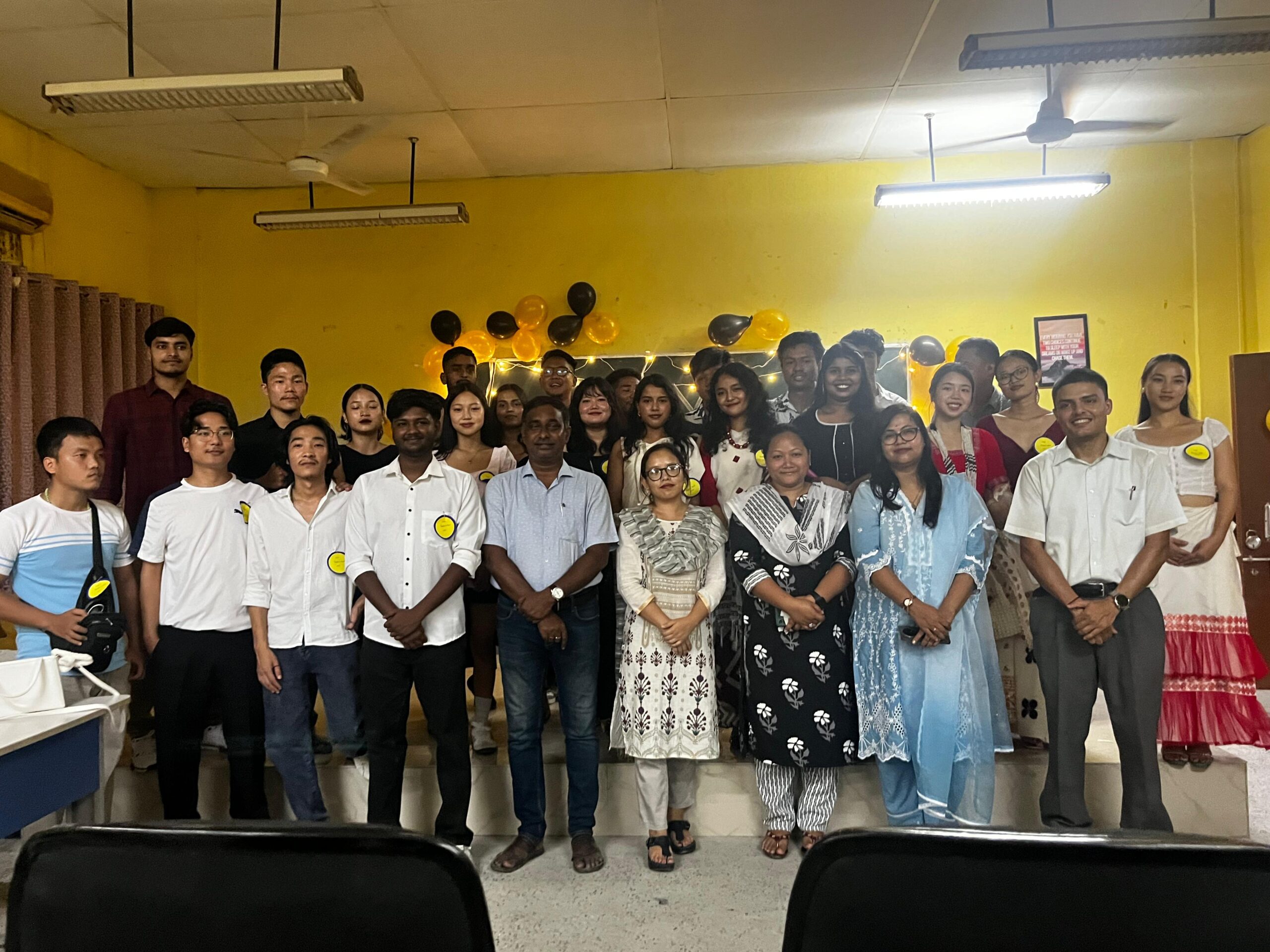 CMS welcomes 1st year students on Freshers Meet.
