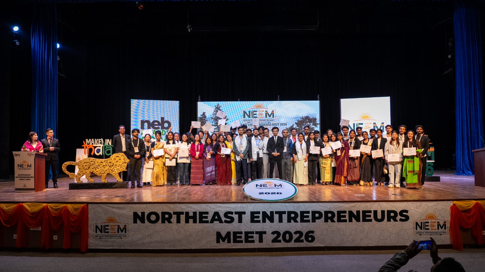 Interacting with local and Northeast Business Owners in NEEM Event
